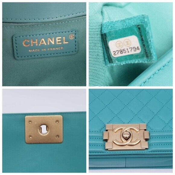 CHANEL Boy Green Leather Shoulder Bag 2650-080524 - Picture 15 of 15